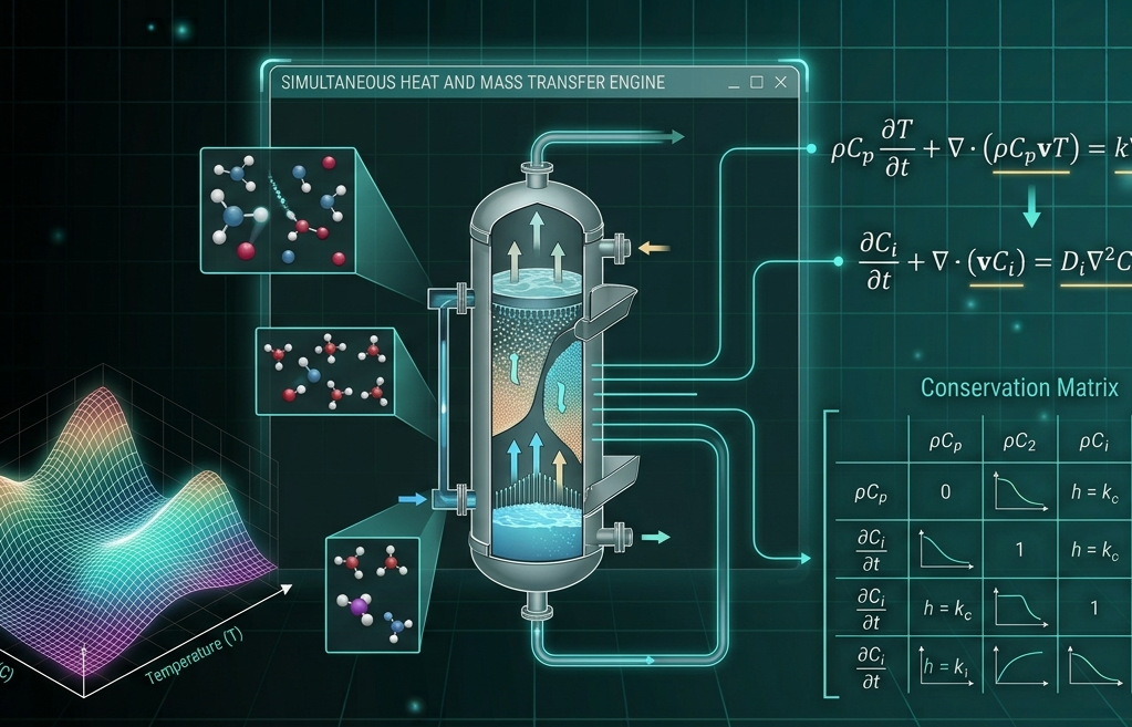 Simultaneous Heat and Mass Transfer
